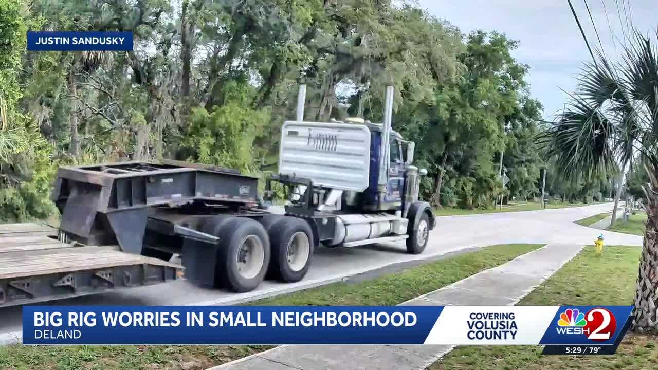DeLand-area neighbors raise concerns about truck traffic on Marsh Road — WESH 2 Orlando, Abilene Real Estate news