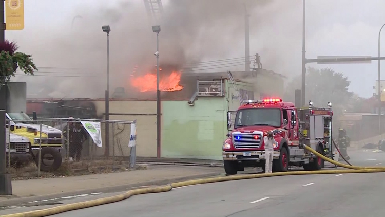 Crews respond to fire just off I-94 in north Minneapolis — KARE 11 Local — Gopher, Abilene Community news