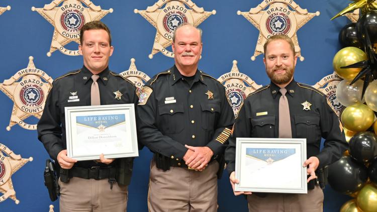 Brazos County officers earn life saving awards — Abilene Community news