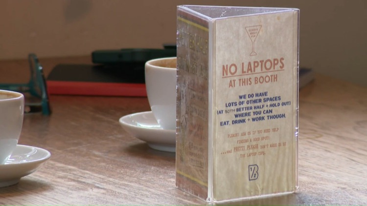 Why one Austin coffee shop doesn’t allow laptops at its booths — Abilene Dining news