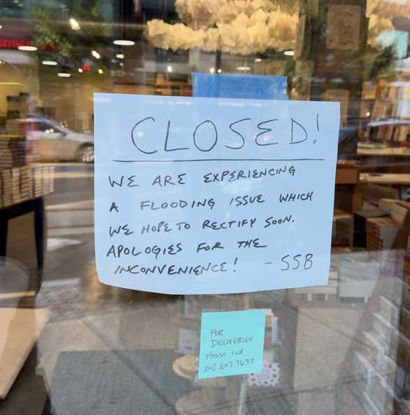 Solid State Books on H Street has had to temporarily close due to a Flooding issue. Here are some ways to show them some love — PoPville DC, Abilene Business news